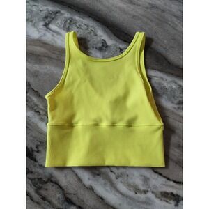 NWOT Lululemon Power‎ Pivot Tank Electric Lemon - Size 4